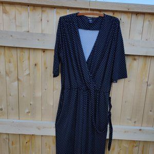 Robert Louis Poka Dot Pantsuit Jumper Romper size XL
